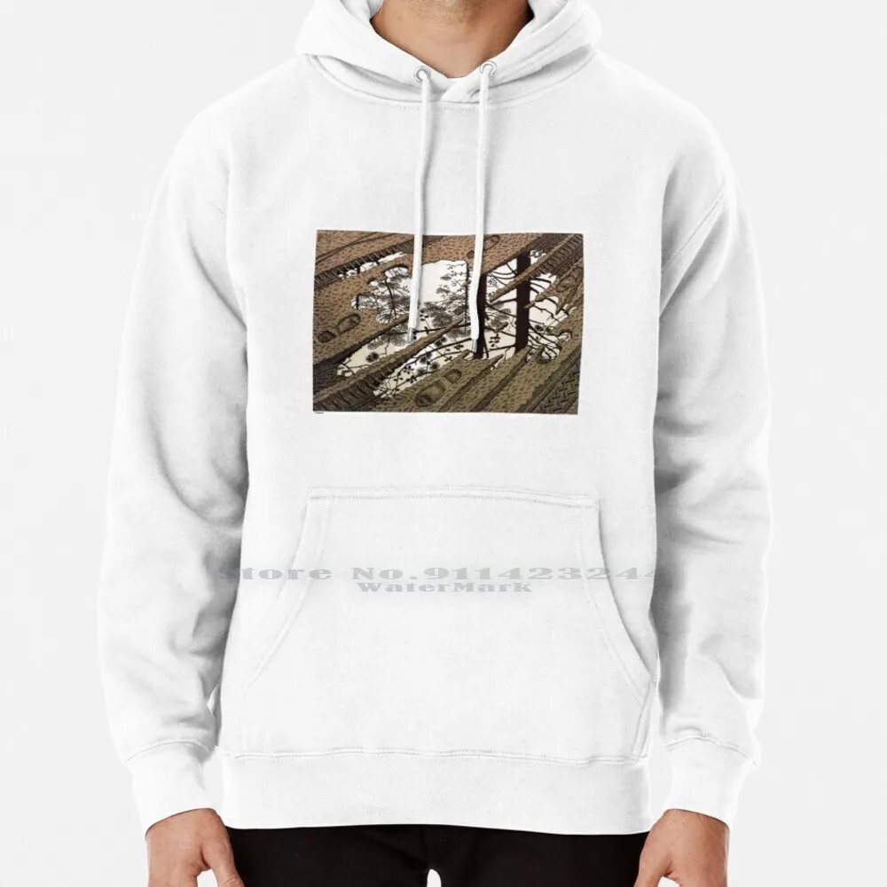 

Свитер Escher-Puddle с капюшоном, 6xl, хлопок, Относительная плотность, Cornelis Escher Mc M C, графические художники, векторная невозможная литография