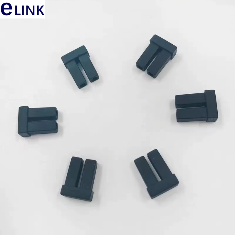 Imagem -03 - Dust Cap para Módulo Sfp Fibra Dupla lc Single Connector Duplex Fibra Óptica Capa de Poeira Silicone Ftth 200 Pcs lc