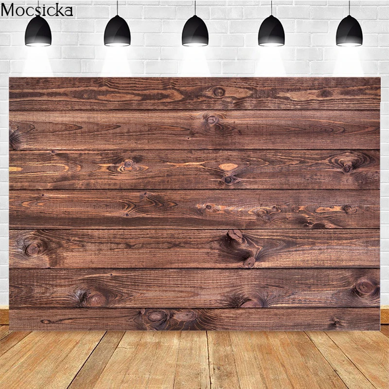 Mocsicka Wooden Board Photography Backdrops Newborn Shower Photo Wallpaper Studio Photography Props Photo Background Booth