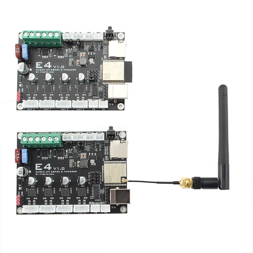 Imagen 2 del producto FYSETC-Placa de Control E4 para impresora 3D, dispositivo con WiFi integrado y Bluetooth, 4 piezas, TMC2209, 240MHz, 16M, Flash