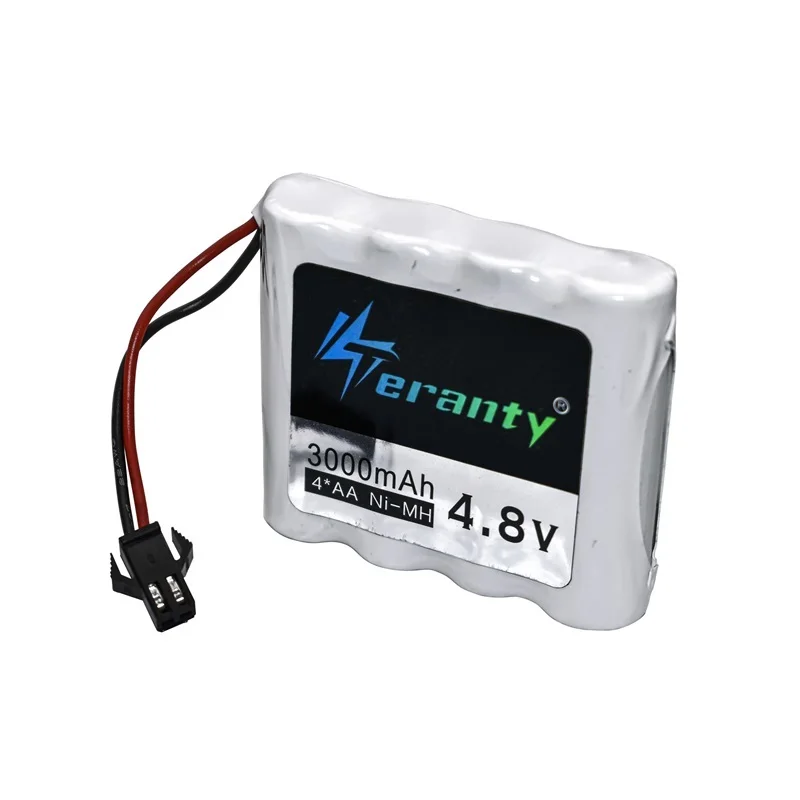 High Capacity 4.8v 3000mAH NiMH Rechargeable Battery Pack For Rc Toys Cars Tanks Robots Boat Ship Guns JST/SM/EL2P/TAMIYA