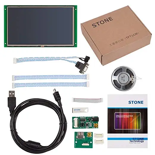 RS485 RS232 TTL USB Port 1024*600 10.1 inch TFT LCD Display Module for Embedded System