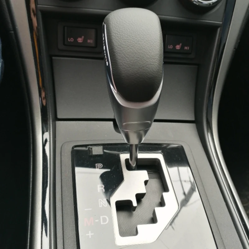 Carro transmissão automática engrenagem Shift Handle, Leather Shift Lever, Mazda 3 5 8 MX5 CX5 CX7 CX9, Novo