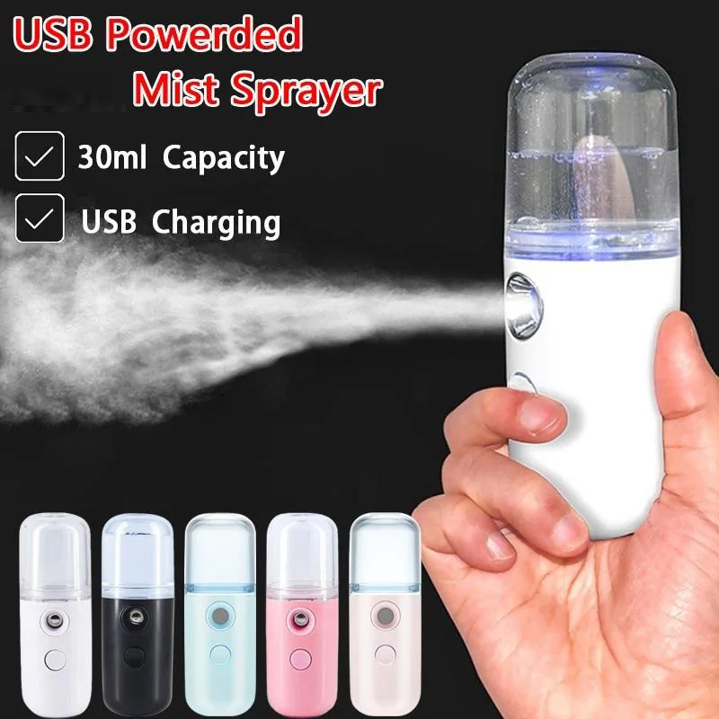 

Nano Mist Facial Sprayer USB Humidifier Rechargeable Nebulizer Face Steamer Moisturizing Beauty Instruments Face Skin Care Tools