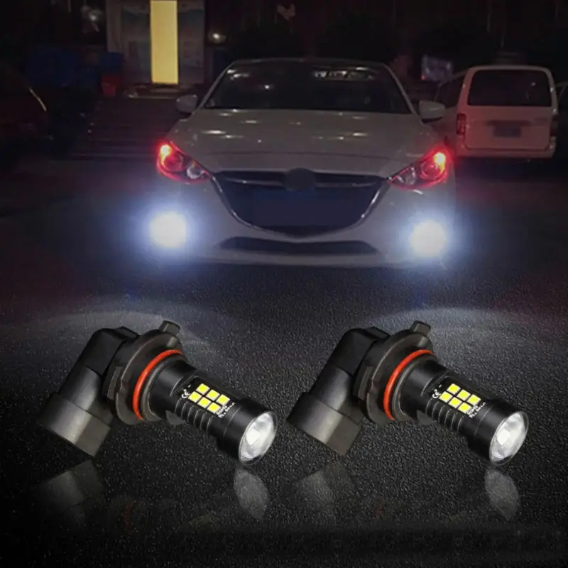 2Pcs No Error H11 H8 9006 HB4 HB3 9005 H7 9012 High Quality 3030 LED Auto Fog Lamp Car Anti Fog Light Bulb Foglamps 6500 White