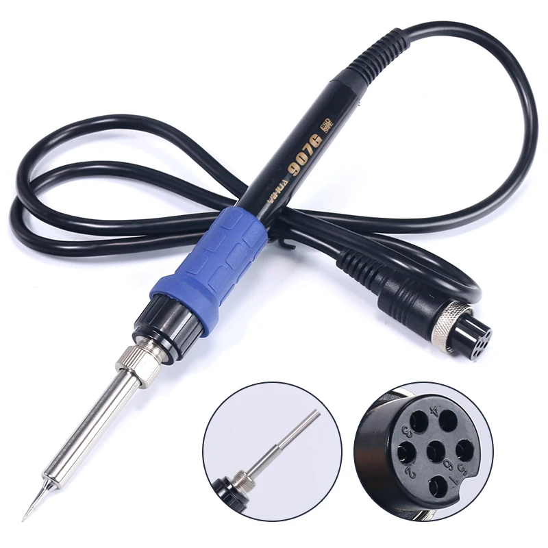 YIHUA 907A 907G 907I 907F 908A 908B 907K 900H Soldering Iron Handle for 878A 8786D 853AAA 995D+ 862BD+ 992DA+Soldering Station