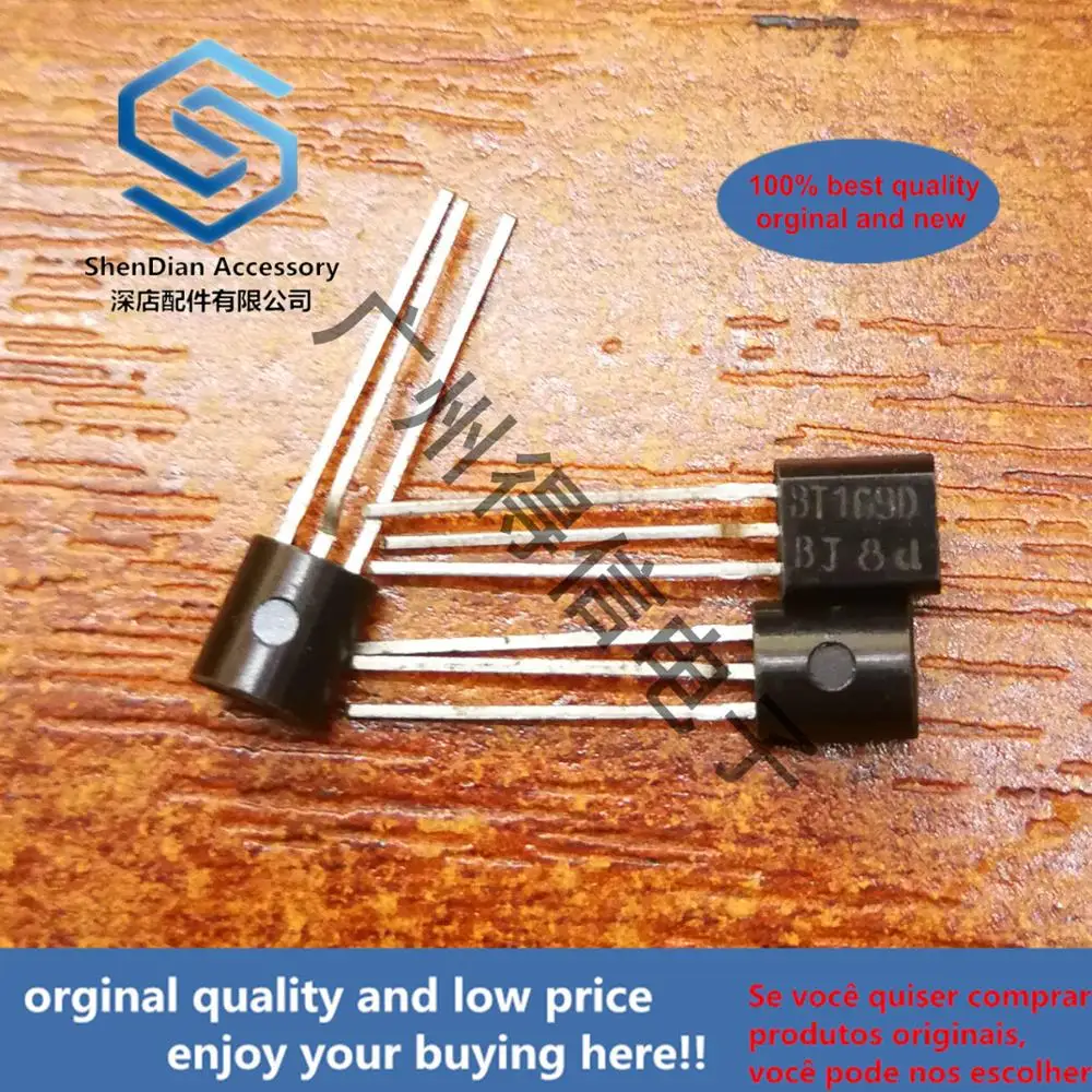 

30pcs 100% orginal new BT169D BT169 TO-92 Thyristors logic level real photo