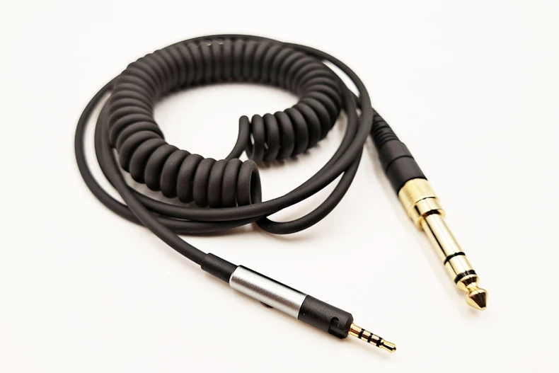 جديد!!! 300 سنتيمتر ملفوف الربيع كابل الصوت ل KRK KNS8400 KNS6400 KNS6402 KNS8402 ستوديو سماعات