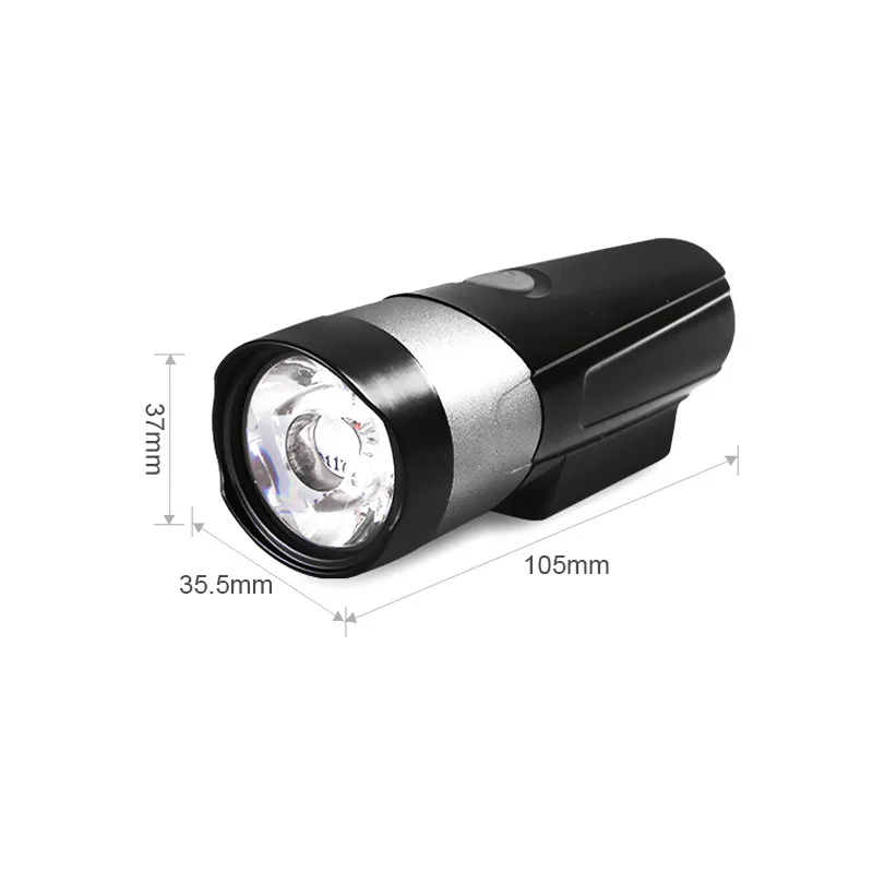 WasaFire Portable LED Flashlight Bicycle Lamp USB Rechargeable MTB Bike Front Light Torch Waterproof Outdoor Night Riding Light