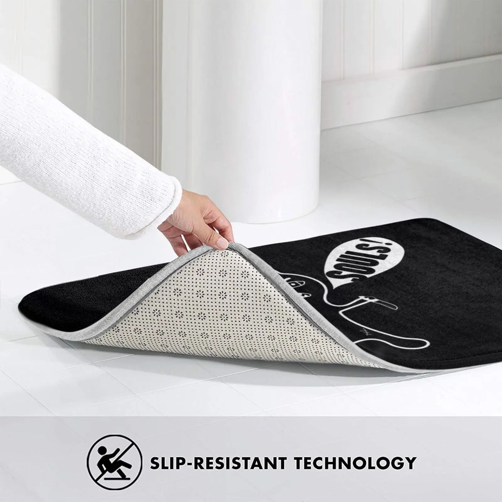 القط حصلت على روحك! وسادة سجادة بتصميم فريد من نوعه، وسادة ناعمة غير قابلة للانزلاق للقطط حصلت على روحك، قطط، جماجم جمجمة