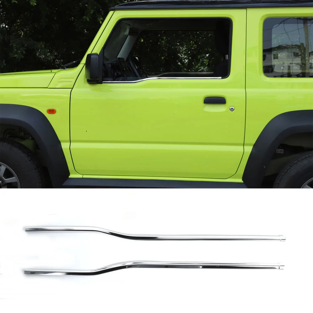 

For Suzuki Jimny 2019+ Car Exterior Front Window Decoration Strips Trim Styling Auto Molding Accessory