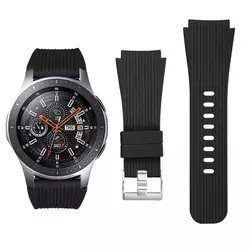 Ремешок силиконовый для samsung Galaxy wtch 3 46 мм Gear S3 Huawei watch GT GT2 46 мм, удобный браслет для Amazfirt GTR 47 мм, 22 мм