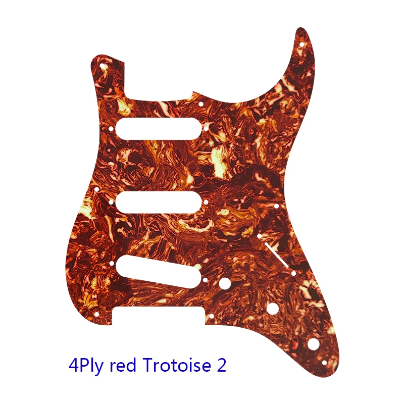 Fei Man - Standard St SSS Guitar Pickguard, Scratch Plate, Multi Color Choice, Flame Pattern, Guitar Parts, 57 \',8 Screw Hole