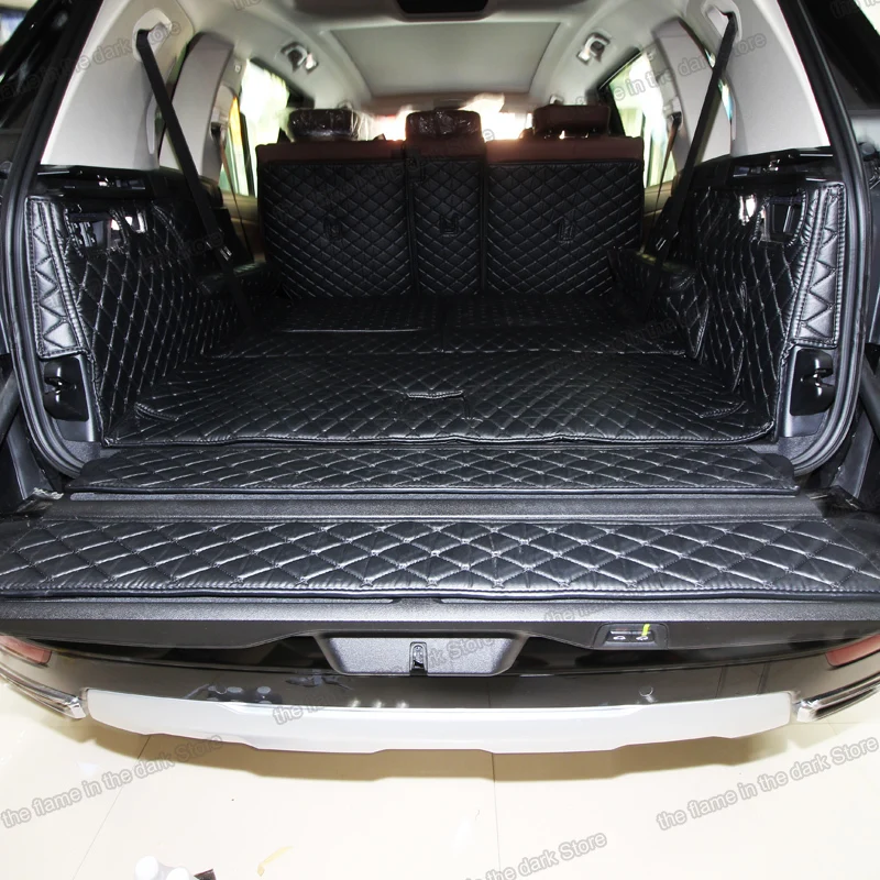 

Leather Car Trunk Mat Cargo Liner for bmw X7 2019 2020 2021 2022 6 7 seats g07 accessories rear cover boot interior auto styling