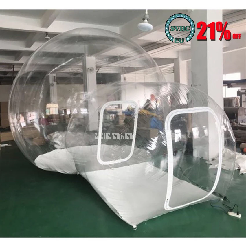 

0.45mm Bulle Diameter 3m PVC Inflatable Bubble Tent Lawn Dome Hiking Tent Transparent Clear Camping Tents