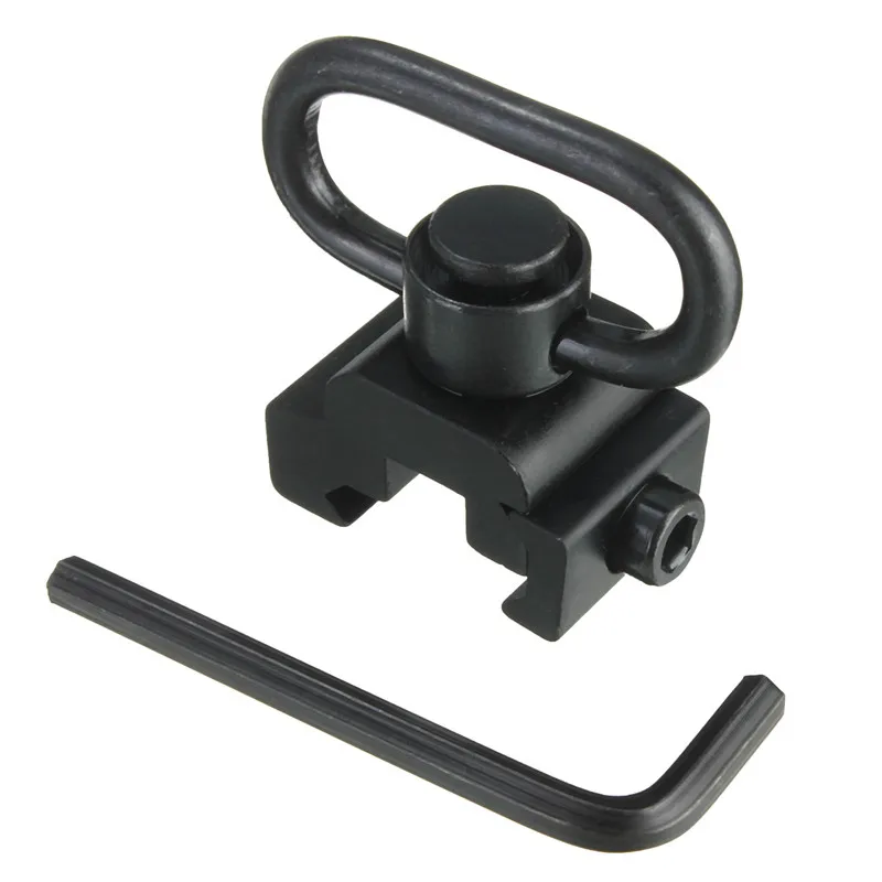 Hunting QD quick release sling swivel attachment mount fit 20mm weaver rail 