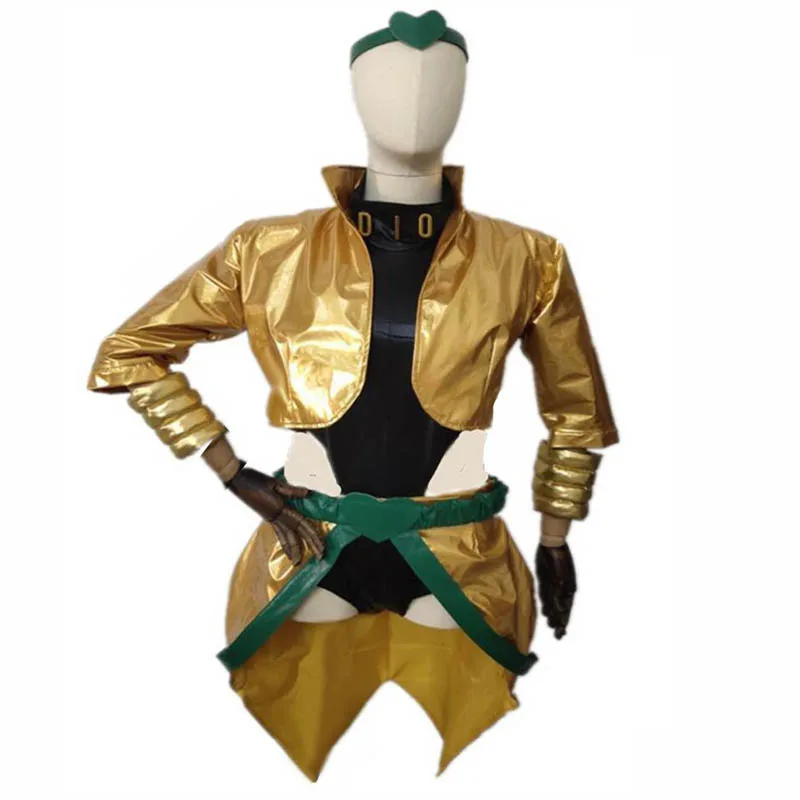 Customized Brando Cosplay Costume yellow gold costume Female Version 001