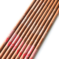 12pcs 32 inch Wood Skin Carbon Arrow Shaft with Wooden Paint  Spine 400 450 500 600  ID 6.2 mm Used as Wooden Arrow for Hunting