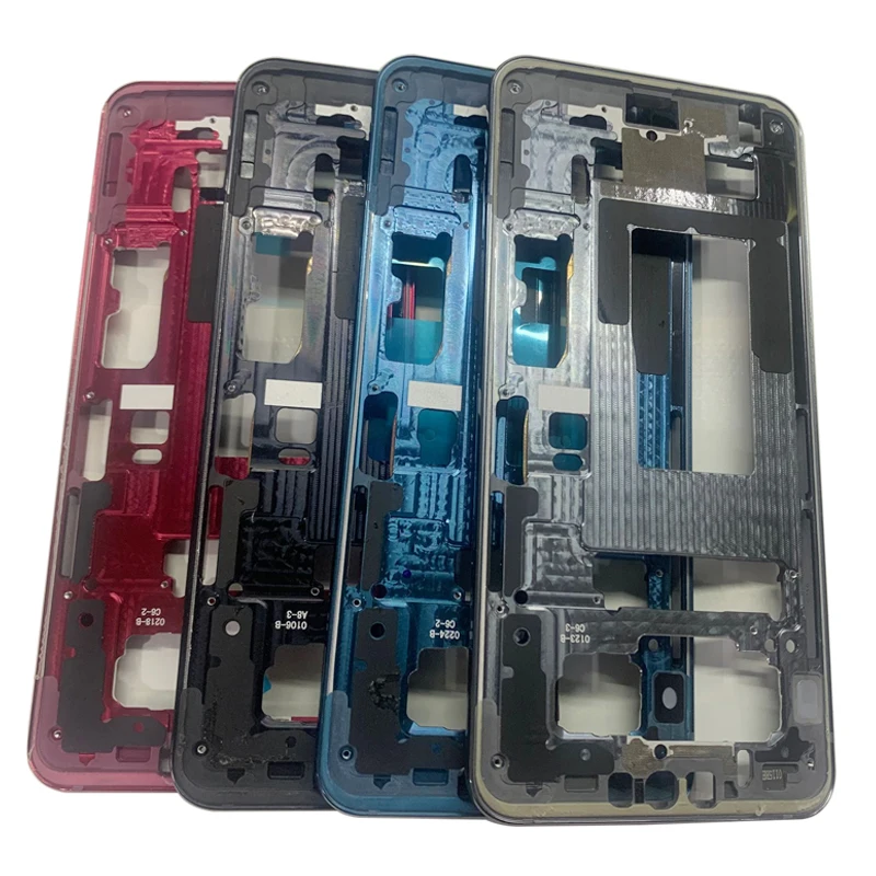 Housing Middle Frame LCD Bezel Plate Panel Chassis For LG G8 ThinQ Phone Metal Middle Frame Replacement Part