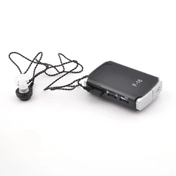 F16 Pocket Personal Battery Hearing Aid Black Sound Clear Amplifierfor Elderly Hearing Care for Bigger Sound Hearing Care