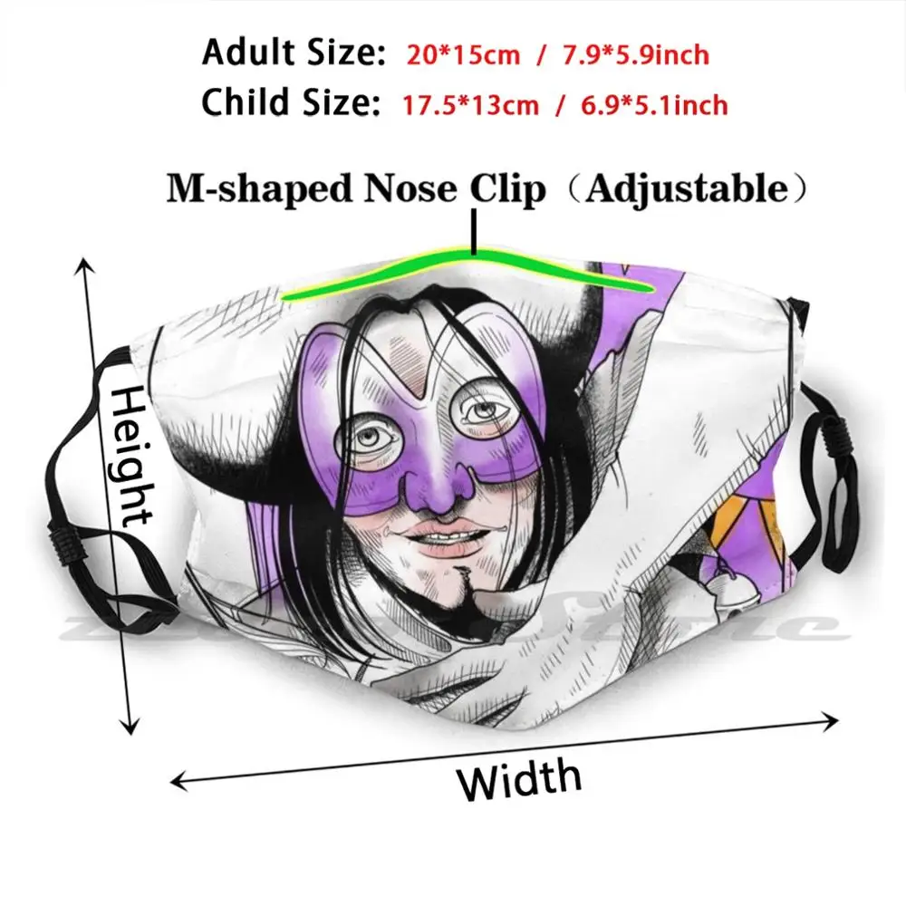 Clopin Trouillefou Custom Pattern Washable Filter Pm2.5 Adult Kids Mask Clopin Trouillefou Clopin Trouillefou Gobbo Di Notre