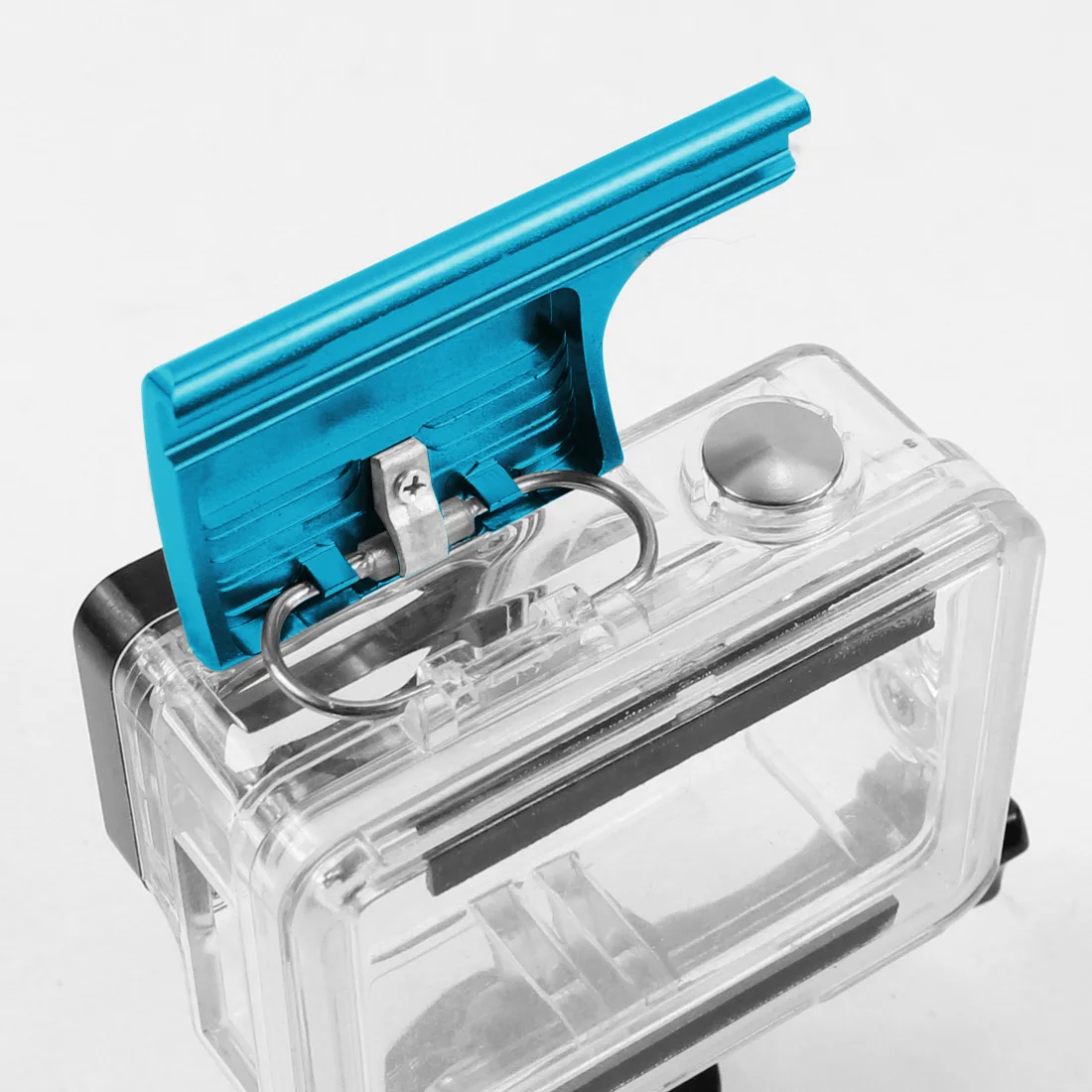 Fibbia di bloccaggio a scatto in lega di alluminio per GoPro Hero 3 + 4 custodia protettiva impermeabile per Action Camera per accessori GoPro