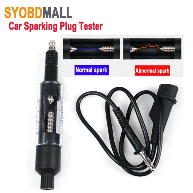 New Flashover Gauge Check Car Sparking Plug Tester Spark Plug Checker Ignition System Coil Engine In Line Auto Repair Test Tool