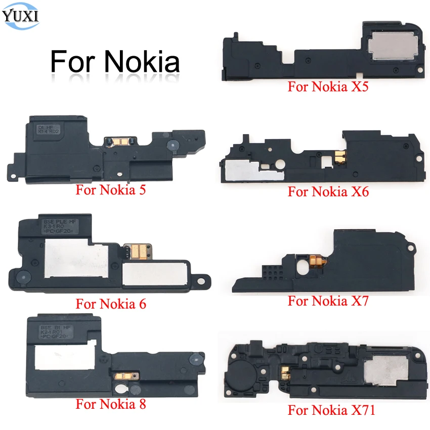 

1 шт., новинка, громкоговоритель YuXi, громкоговоритель, звуковой сигнал, запасные части для Nokia 5 6 8 X5 X6 X7 X71