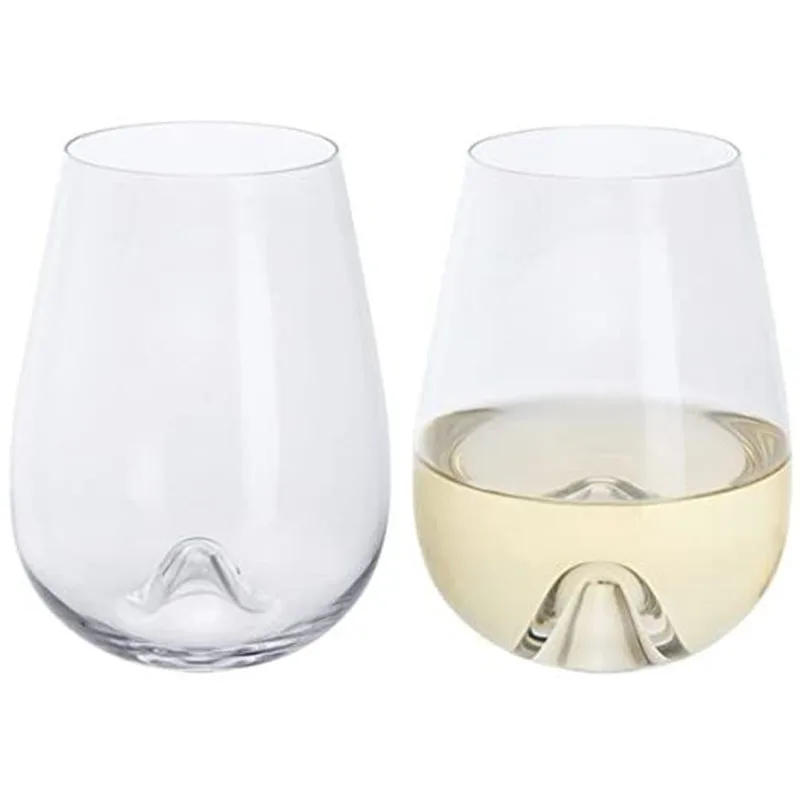 Stemless Wine Glasses,Tumblers, Glass Water Cup, Cocktail Glass,Whisky Glass, stemless Gin Glasses