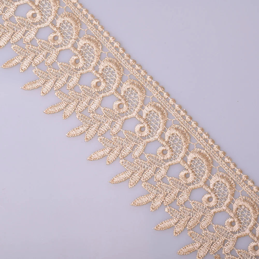 Cusack 15 Yards 8.5 CM Off White Lace Trims Ribbon for Garment Dresses Home Textiles Trimmings DIY Applique Sewing Fabric