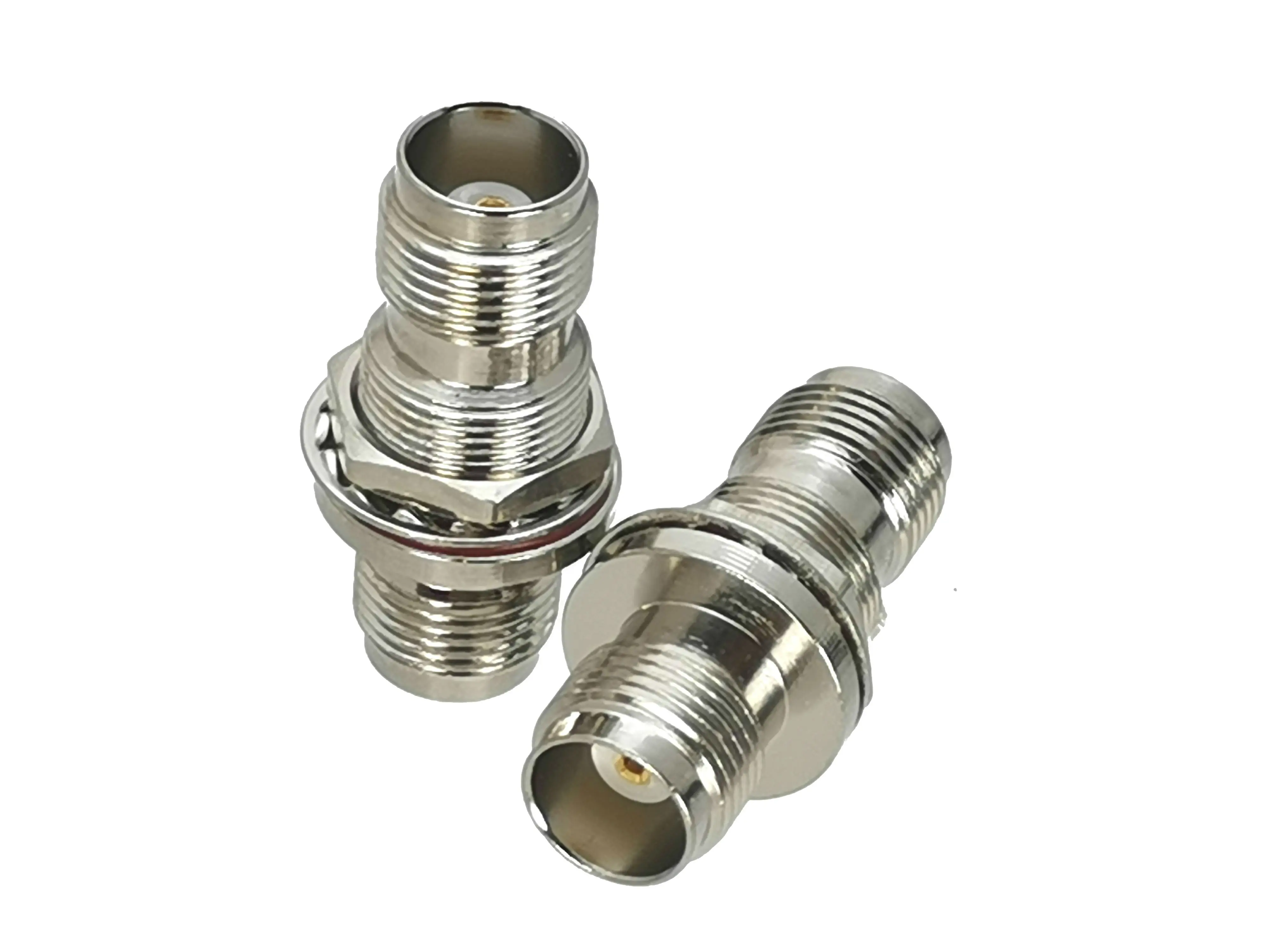 

10Pcs TNC Female jack to TNC Female jack Bulkhead Nut RF Adapter Connector Coaxial High Quanlity 50ohm