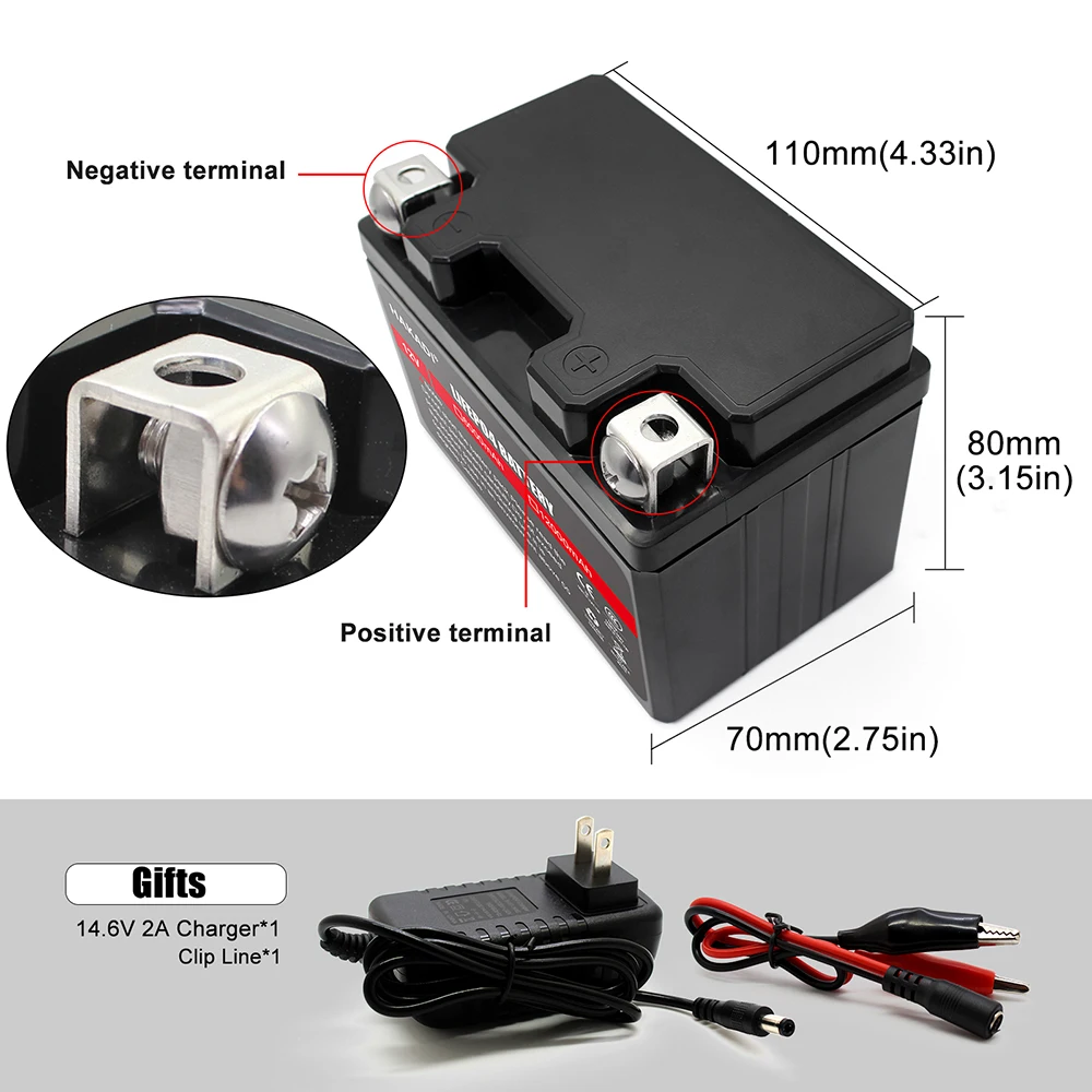 HAKADI 12V 6Ah 12Ah 18Ah 24Ah Lifepo4 batteria con BMS per alimentazione di emergenza accumulo di energia solare RU consegna veloce