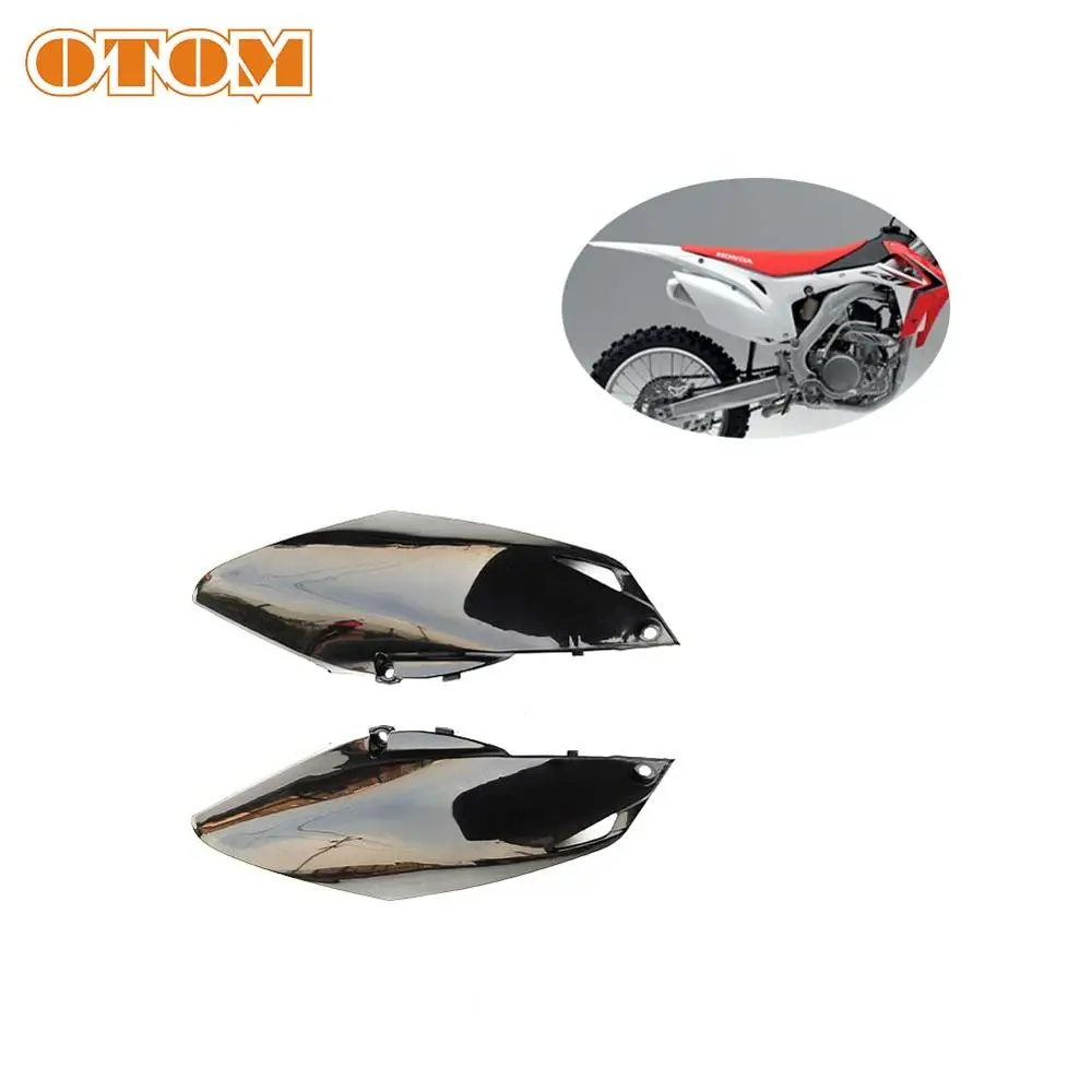 OTOM For Honda CRF250R CRF450R 2014-2017 Dirt Bike Enduro Racing Rear Side Panel Cover Frame Guard Fairing Bodywork Cover