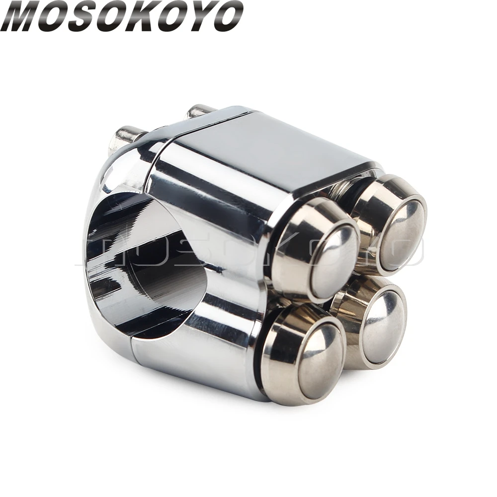 3&4 Buttons Motorcycle Switch 22mm 25mm Handle Controller Switches M-Unit Lights Starter Horn Universal 7/8" 1" Handlebar Switch