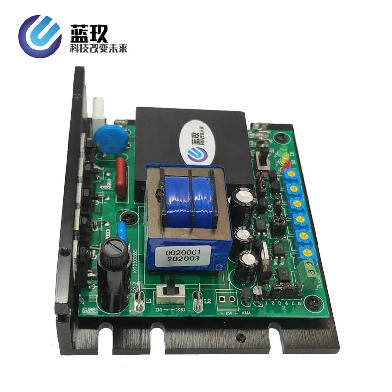 Adjustable AC220V Input 180VDC Output DC Motor Speed Controller brushed dc motor controller 375w 750w 0.75hp 1hp for pmdc motor