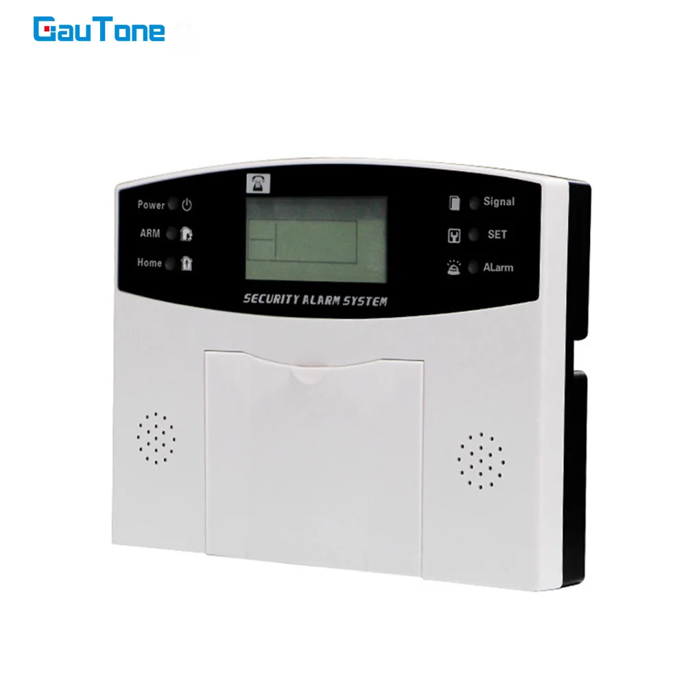 GauTone-alarma de seguridad para el hogar, sistema de alarma antirrobo inalámbrico con Detector de movimiento, Control remoto, 505 GSM