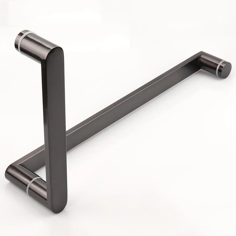 

Luxury Exquisite 1Pair 304 Stainless Steel Frameless Shower Glass Door Handles L Shape Door Push Pull Handles Towel Bar 7 Colors