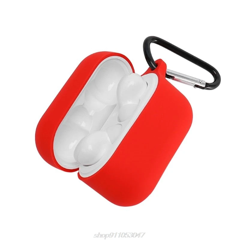 Anti-Vingerafdruk Stofdicht Beschermhoes Siliconen Case Met Karabijnhaak Voor Honor Oordopjes X1 Tws Draadloze D07 20 dropship