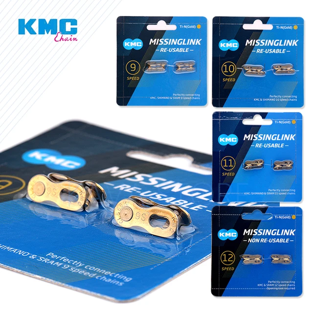 KMC Bicycle Missing Link 6 7 8 9 10 11 12 Speed RE usable Bicycle Quick Magic Chain Button To Repair Chain perfectly connecting AliExpress