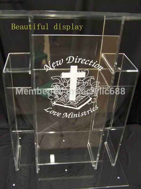 

pulpit furniture Free Shipping High Quality Price Reasonable Cheap Clear Acrylic Lectern acrylic podium