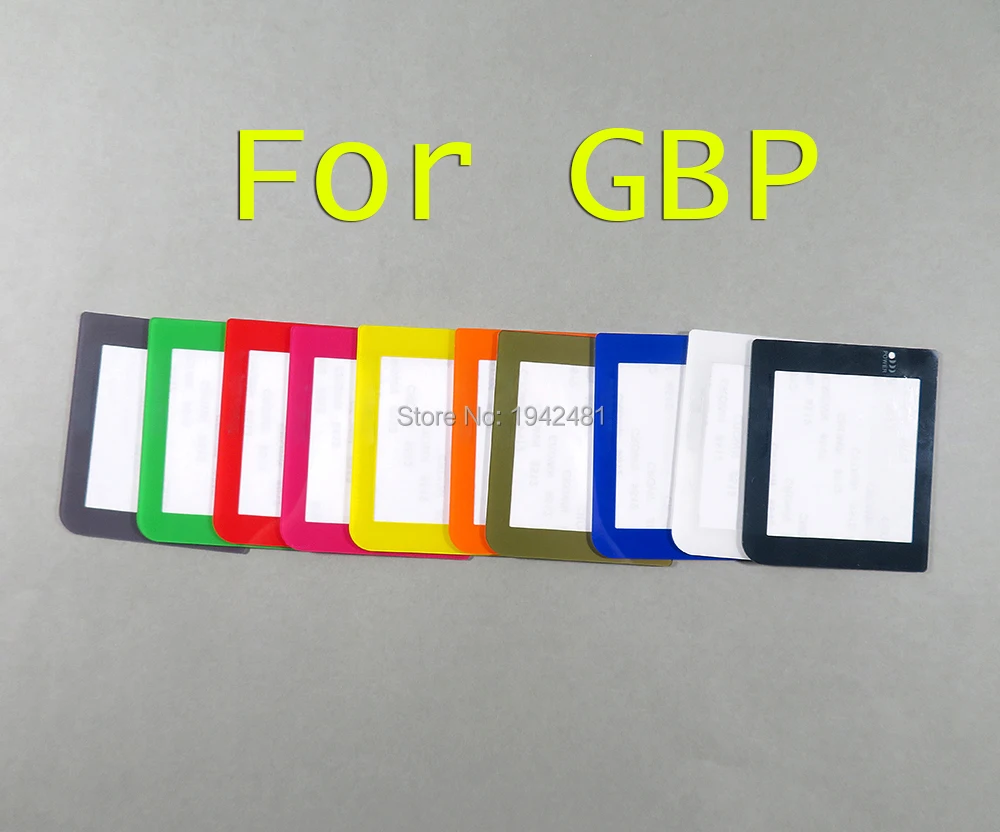 

10PCS Colorful Replacement Plastic Protective Screen Lens For GameBoy Pocket GBP