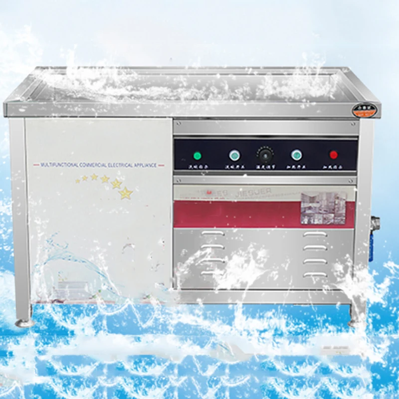 3000W Ultrasonicเครื่องล้างจานCommercialล้างจานและผักโรงแรมโรงอาหารเครื่องซักผ้าอัตโนมัติ
