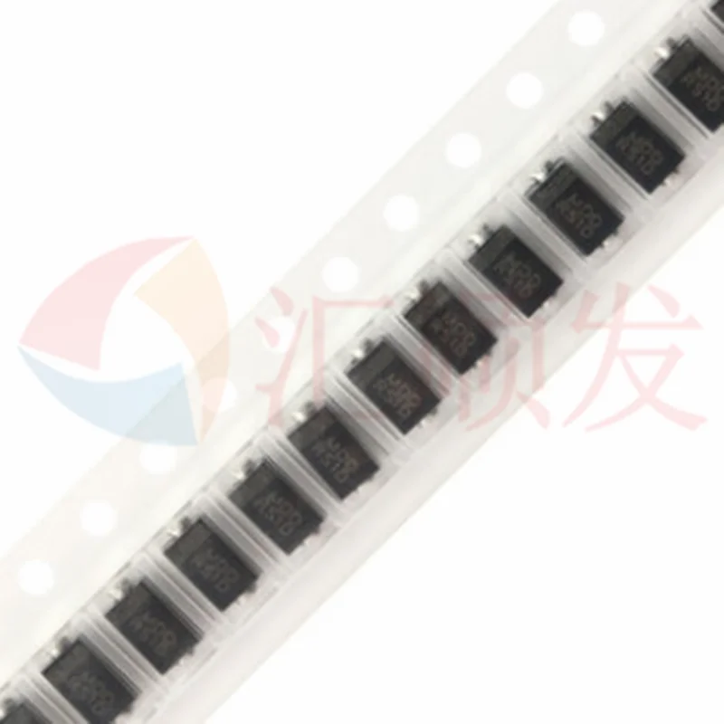 50 قطعة!!! التصحيح الأصلي الأصلي RS1D RS1G RS1J RS1M SMA الانتعاش السريع مقوم صمام ثنائي