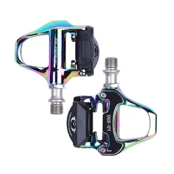 BLOOKE Road Bike Locking Clip Colorful Anti-Slip SPD SL Pedal Sepatu Cleat Self Clipless For Wellgo Road Bike Racing Riding