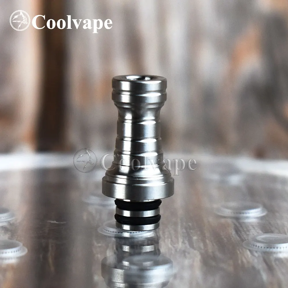 coolvape 510 metal Long Drip Tip Drip Tip electronic cigarette rda For MTL Atomizer Berserker V2 MTL RTA