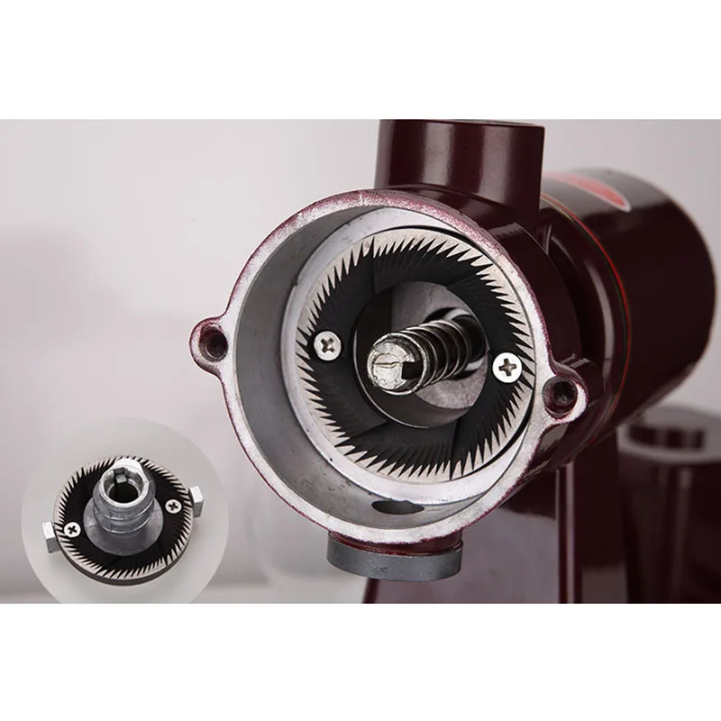 NEW Electric Coffee grinder Coffee mill Bean grinder machine flat burrs Grinding machine 220V/110V Red/Black EU US