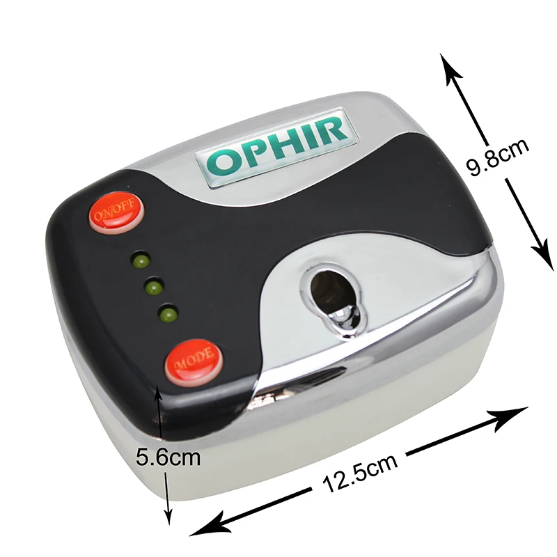 OPHIR 0.3mm Dual Action Airbrush Kit with Mini Airbrush Compressor for Nail Art Makeup Model Hobby Body Paint _AC002+AC004