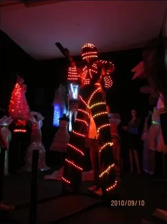 Ropa zLED/trajes de luz/disfraz LED/trajes de Robot LED/disfraz luminoso/disfraces de luces led
