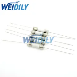 10PCS 5*20mm Ceramic Fuse Slow Blow Tube Fuses With Pins 5x20mm 250V 0.5A 1A 2A 3A 4A 5A 6A 7A 8A 10A 12A 15A 20A 25A