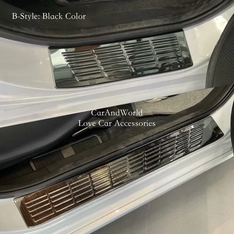 

Stainless Steel For Honda Fit Jazz GR 2020-2025 Door Sill Plate Trims External Welcome Pedal Protector Cover Trims Car Accessory